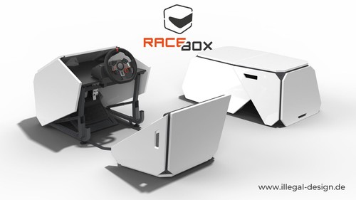 Racebox weiß rennsimulator - racebox,